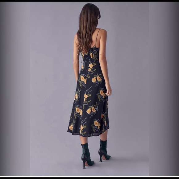 Reformation Juliette Midi Dress in Petit Jardin (Perfect Condition with … - Picture 6 of 8